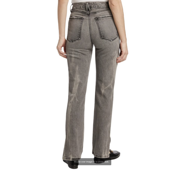 Good American Charcoal Boyfriend Jeans - Picture 3 of 11